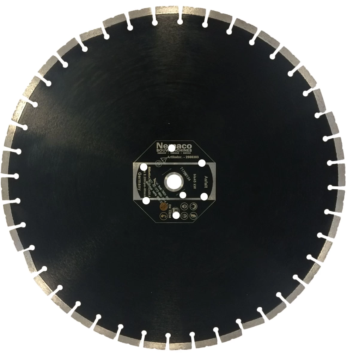 Nemaco diamantzaagblad voor asfalt 600 x 25,4