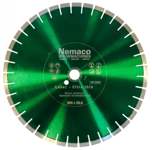 Nemaco diamantzaagblad universeel extra dun 300 x 30 mm