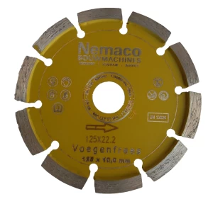 Nemaco metsel voegfrees 125 x 22,2 x 10,0 mm