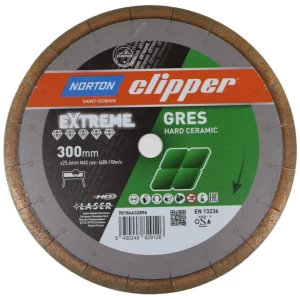 Norton Clipper Extreme Gres diamantzaagblad keramiek 300 x 25,4 mm