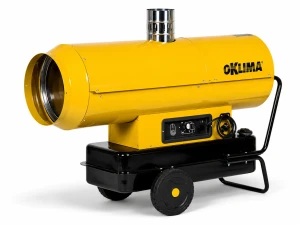Oklima SE 200 heteluchtkanon indirect gestookt