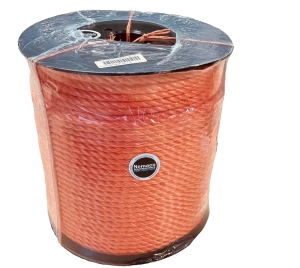 Polypropyleen touw geslagen 8mm oranje 220 meter