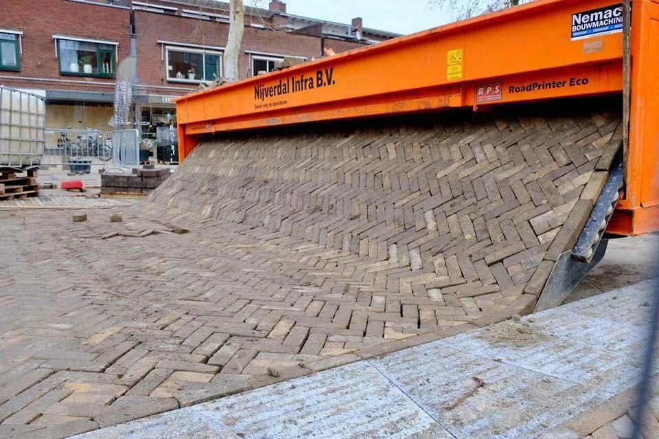 Roadprinter bestratingsmachine