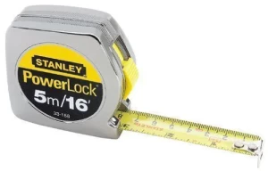 Stanley Powerlock rolmaat 5 meter 16 inch