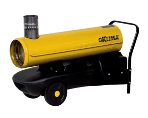 Oklima SE 80 heteluchtkanon indirect gestookt