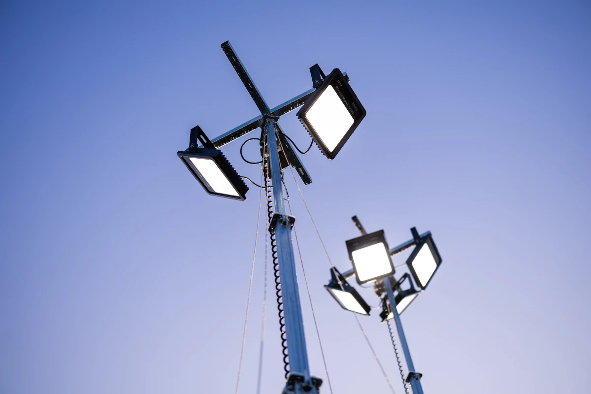 Sirius Pro lichtmast met 200W LED lampen