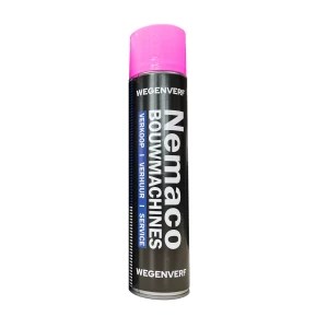 Spuitbus wegenverf roze 600 ml