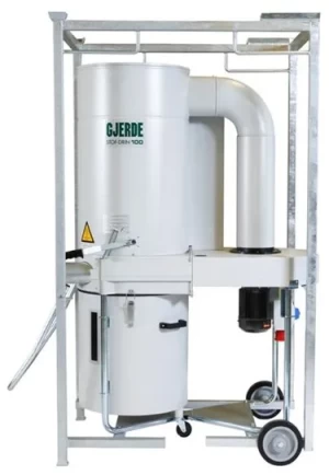 Stof-Drin 100 Gjerde 400 volt in verzinkt frame