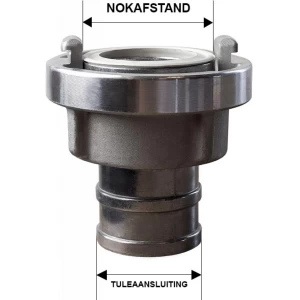 Storz koppeling met slangtule