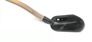 Stratenmakersschop gehard+getrommeld geheel krom met platte pen FO-000