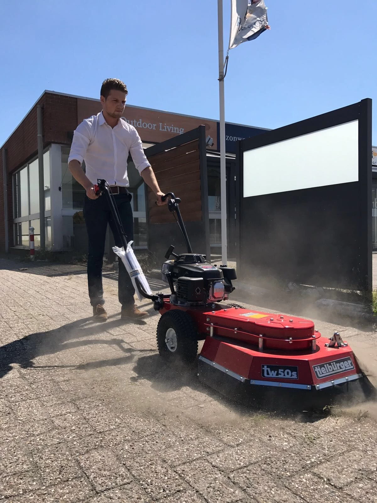 Tielbürger onkruidborstelmachine TW50 S Honda GXV160 industrie