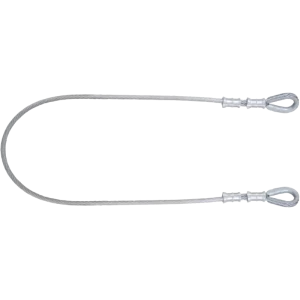 Tijdelijk ankerpunt Steel sling 1 meter