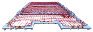 Trapgatbeveiliging aluminium 3500x1710mm