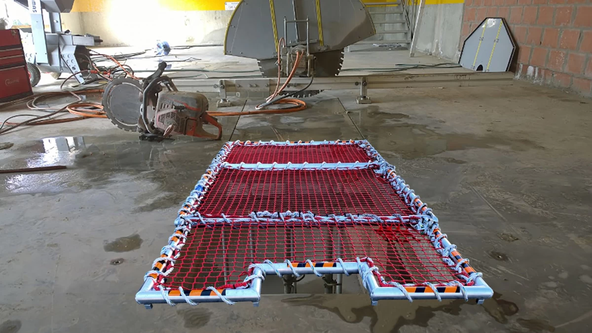 Trapgatbeveiliging aluminium 3500x1870mm