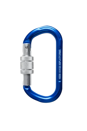 Veiligheidshaak blauw aluminium 15 mm 16556