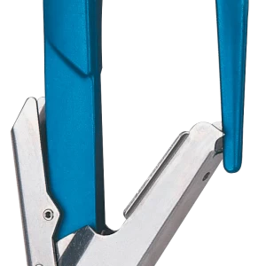 Veiligheidshaak blauw staal 50 mm
