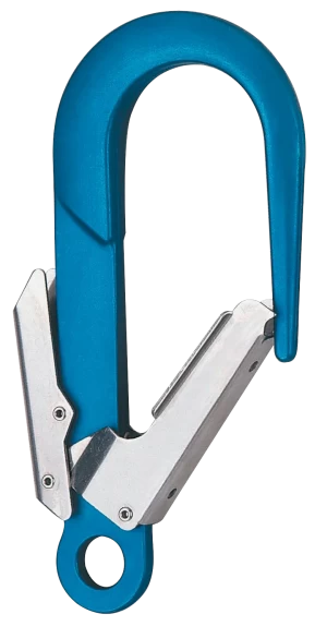 Veiligheidshaak blauw staal 50 mm 16575