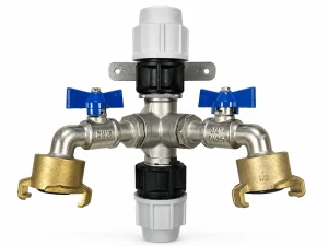 2x Geka 1" binnendraad
