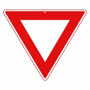 Verkeersbord B06 - Voorrang verlenen