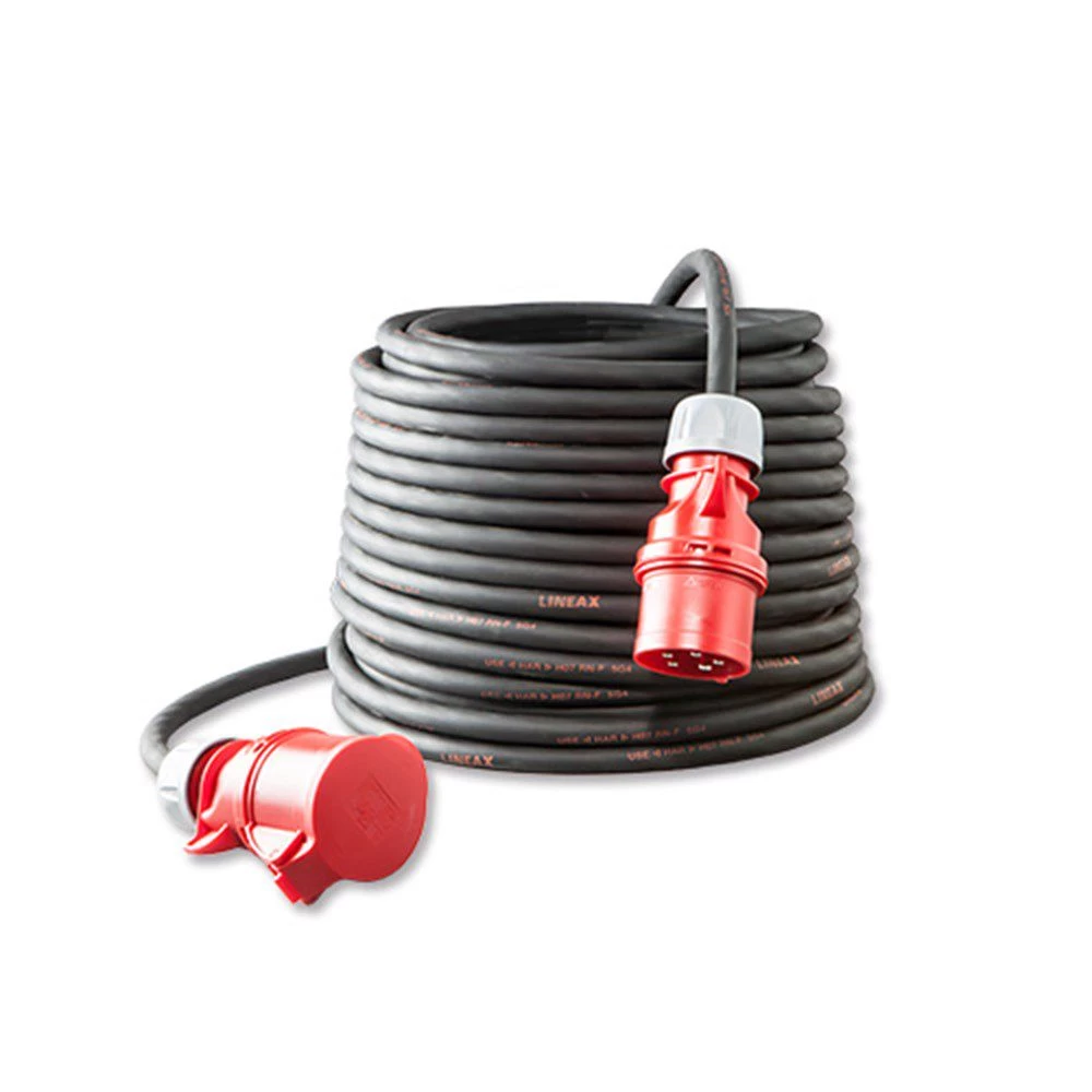 Verlengkabel 4 x 2.5 mm² 25 meter 400 volt