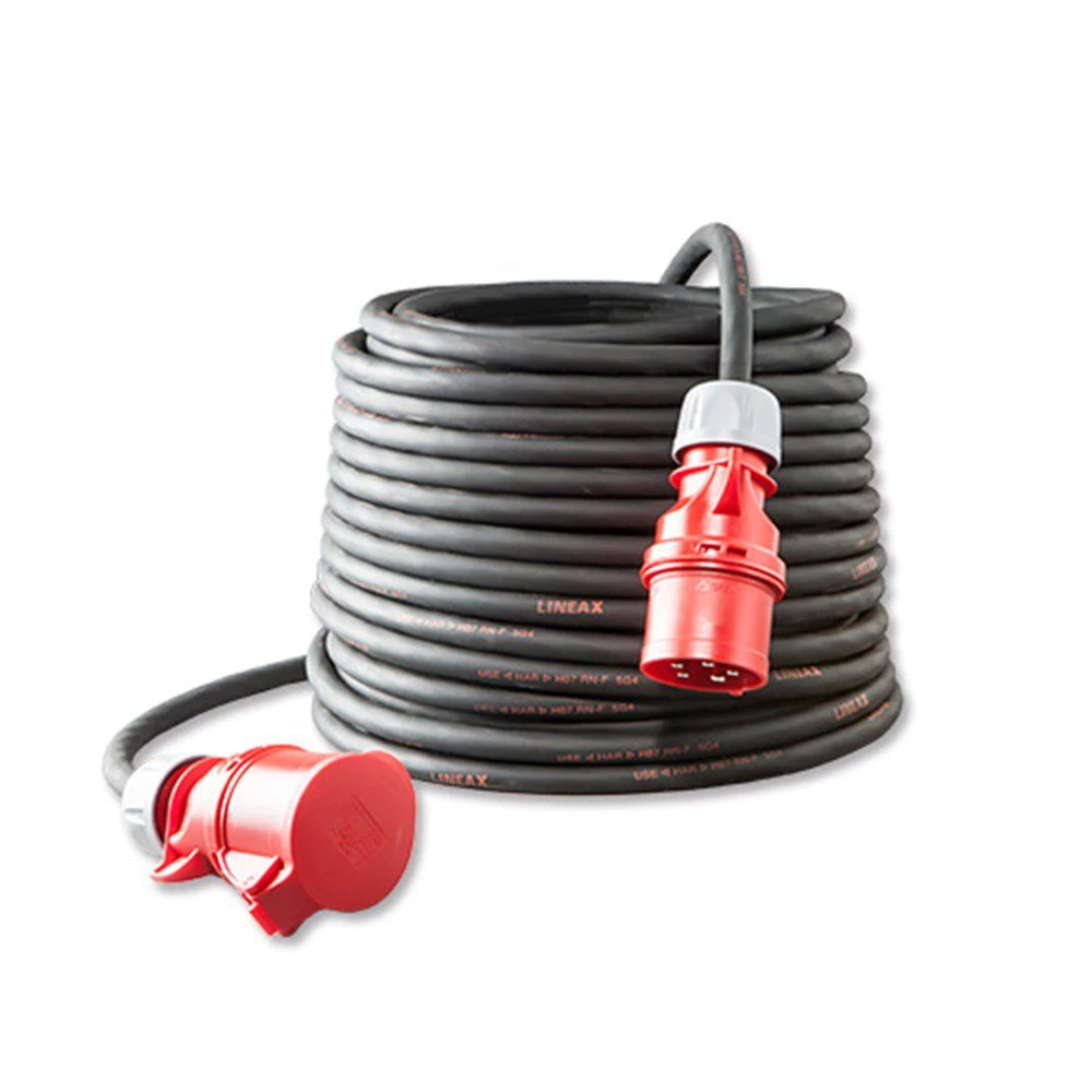 Verlengkabel 5 x 6 mm² 25 meter 400 volt