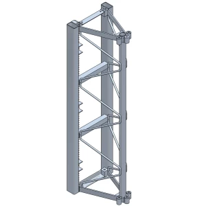 Verlengmast 1,50 meter t.b.v. bouwliften AT50-AT75-AT95-PT500A de Jong
