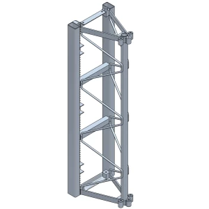 Verlengmast 1,50 meter t.b.v. bouwliften AT50-AT75-AT95-PT500A de Jong