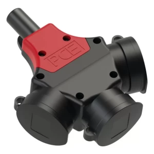 Volrubber drieweg koppelcontactstop 16A 250V
