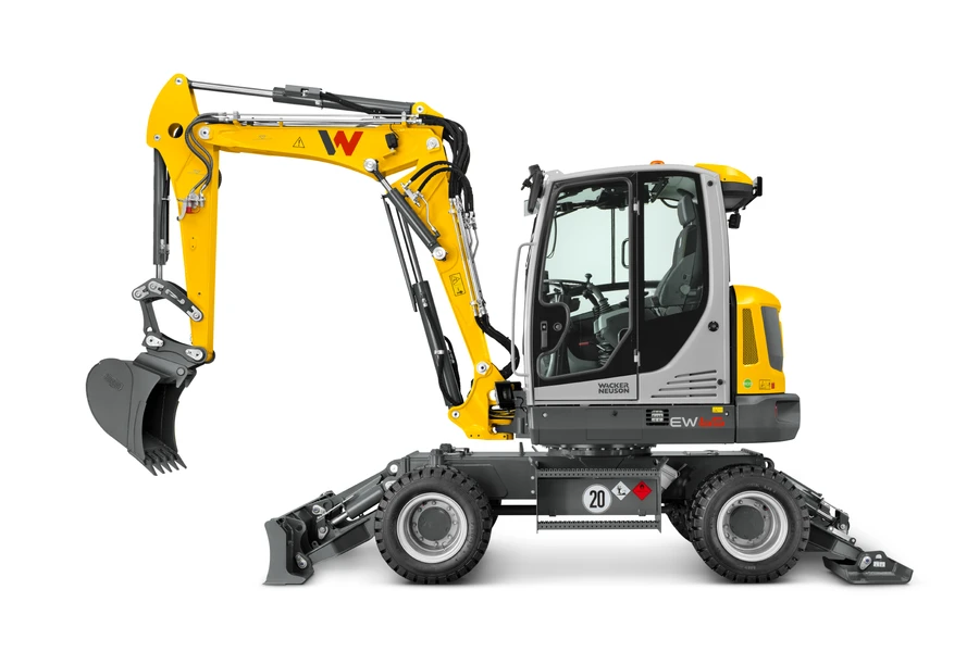 Wacker Neuson EW65 mobiele graafmachine