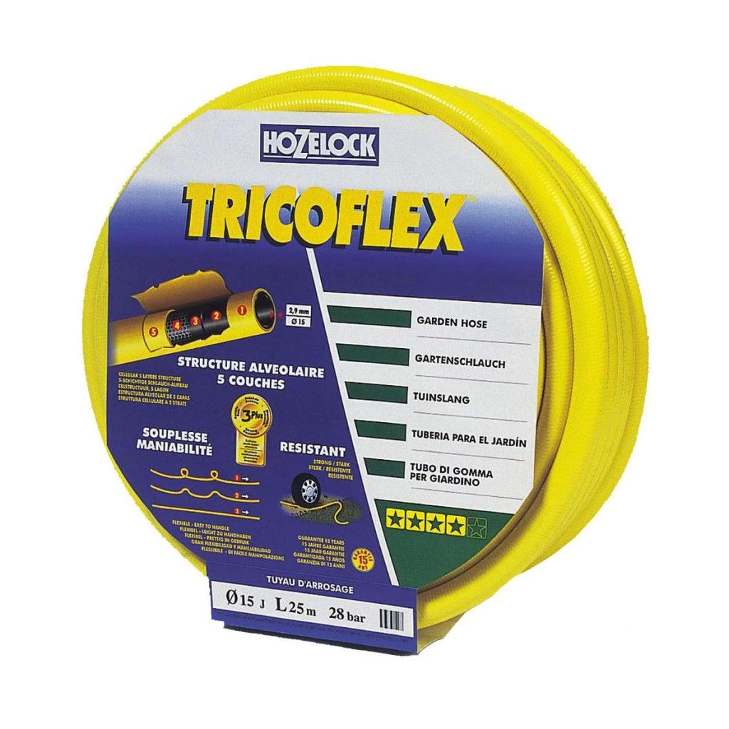 Waterslang 50 meter 19mm flexibel Tricoflex
