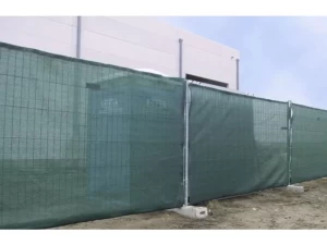 Bouwhekdoek winddoorlatend groen