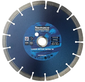 Nemaco diamantzaagblad universeel 250 x 25,4 mm