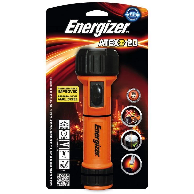 Zaklamp 2D Atex Energizer