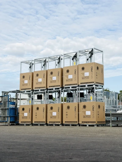 10 nieuwe Sirius Pro lichtmasten voor Rots Bouw