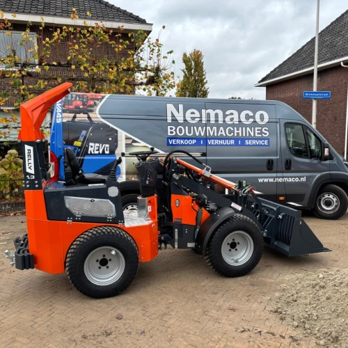 Relly 1.3C mini shovel geleverd aan Meertens Bestrating